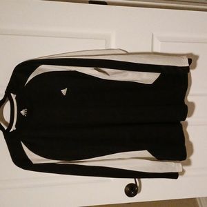 Adidas Black and White Climalite 2XL long sleeve t-shirt